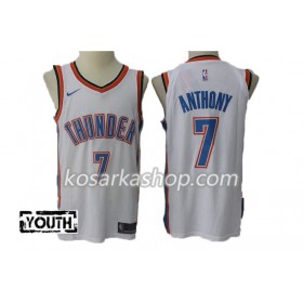 Dres Oklahoma City Thunder Carmelo Anthony 7 Nike 2017-18 Bijela Swingman - Dječji